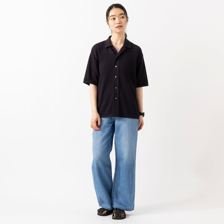 Yonetomi | ヨネトミ 【LaLaBegin/色替別注】COTTON SUKASHI KNIT S/T