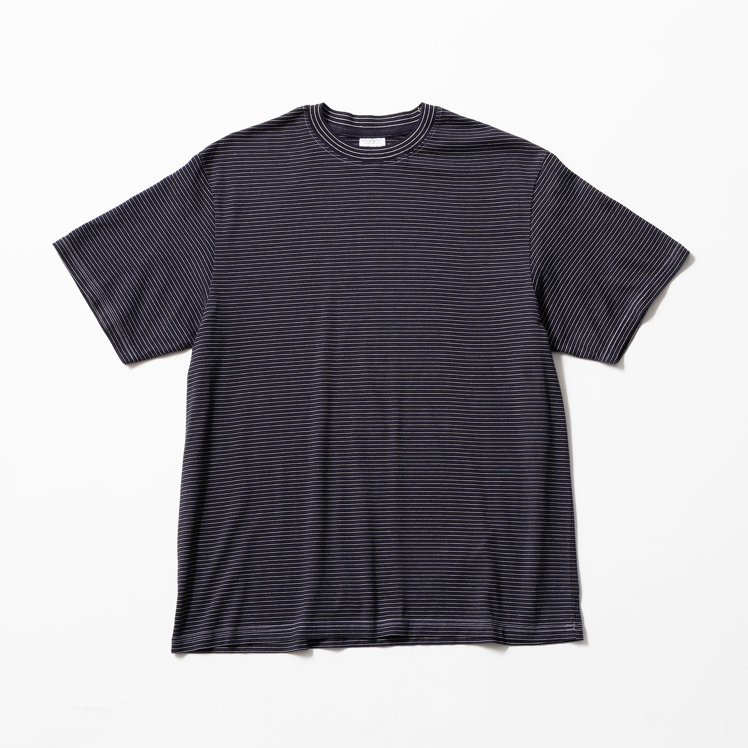 Yonetomi | ヨネトミ GARMENT DYED BORDER T-SHIRT (Short Sleeve)