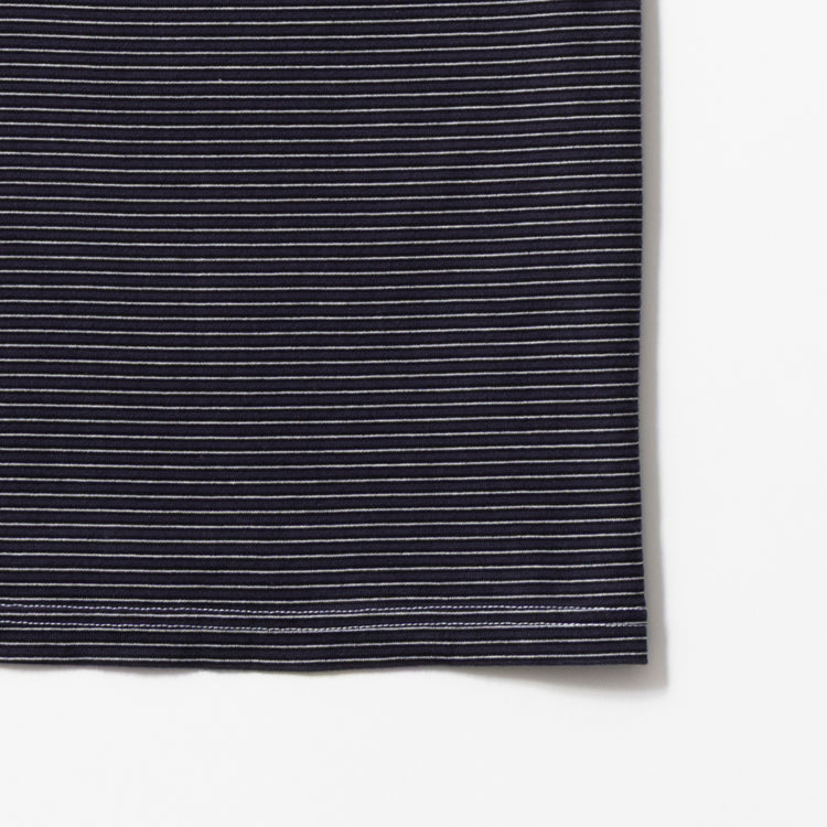 Yonetomi | ヨネトミ　GARMENT DYED BORDER T-SHIRT (Short Sleeve)