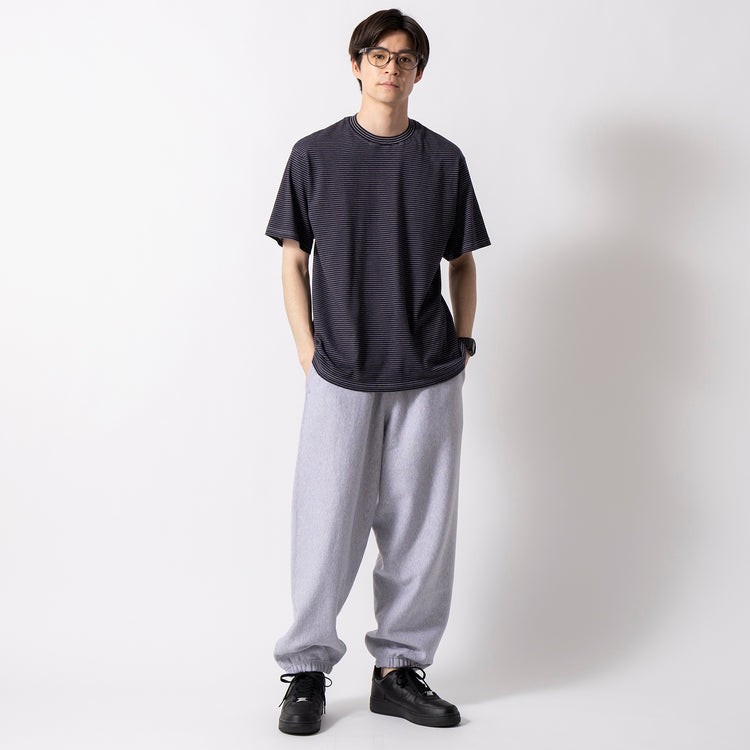 Yonetomi | ヨネトミ　GARMENT DYED BORDER T-SHIRT (Short Sleeve)