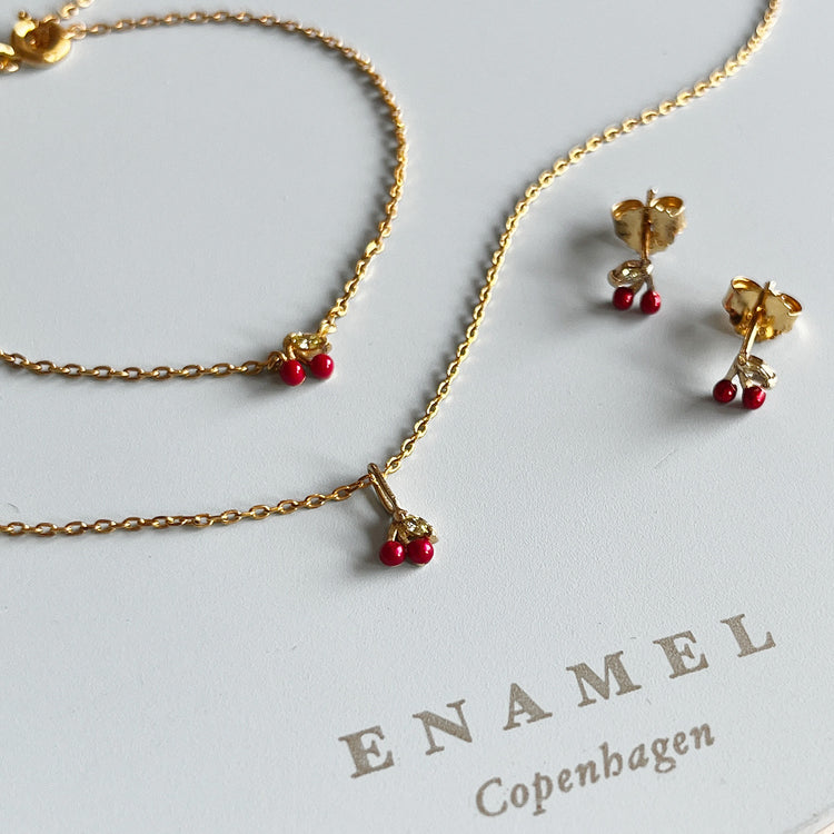 ENAMEL Copenhagen | エナメルコペンハーゲン　Earring CHERRY