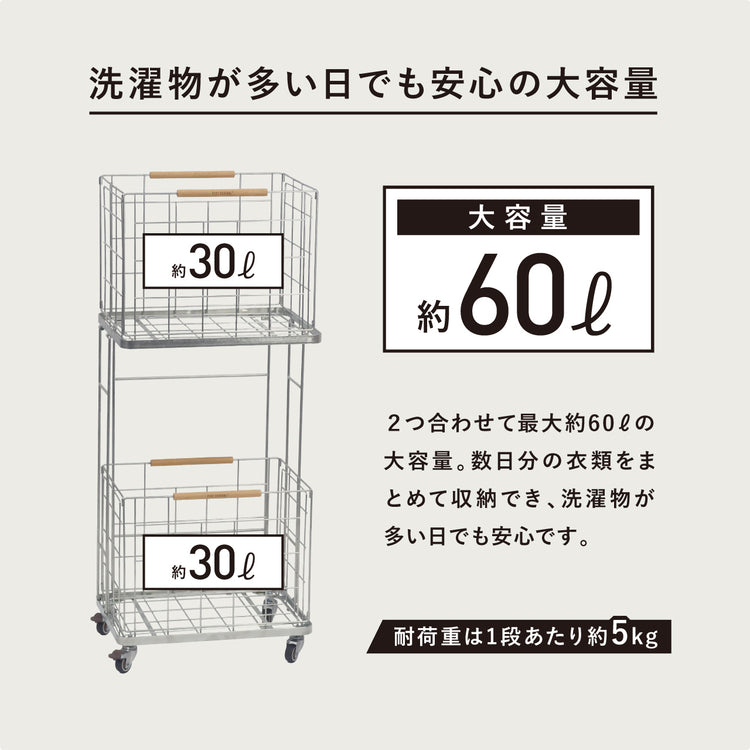 POST GENERAL | ポストジェネラル　INDUSTRIAL LAUNDRY WAGON ZINC