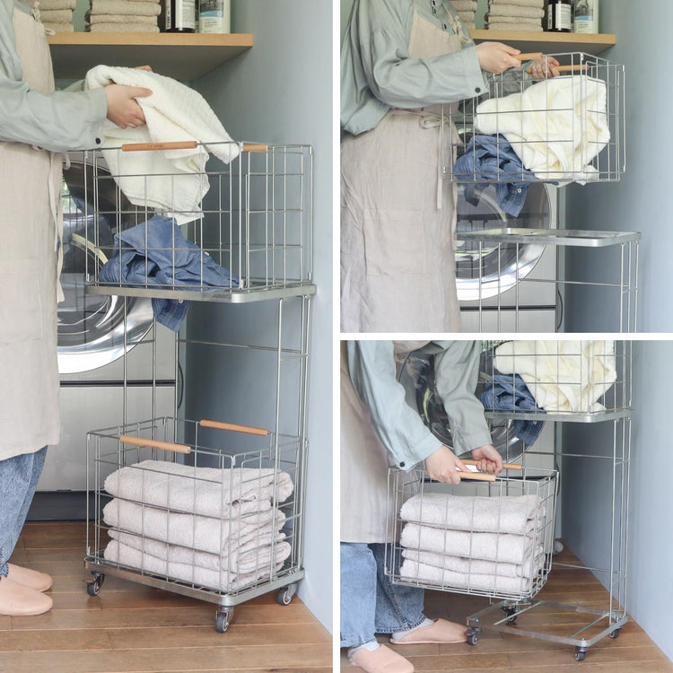 POST GENERAL | ポストジェネラル　INDUSTRIAL LAUNDRY WAGON ZINC
