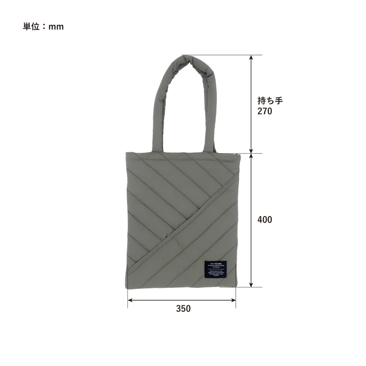 POST GENERAL | ポストジェネラル QUILTED STANDARD TOTE