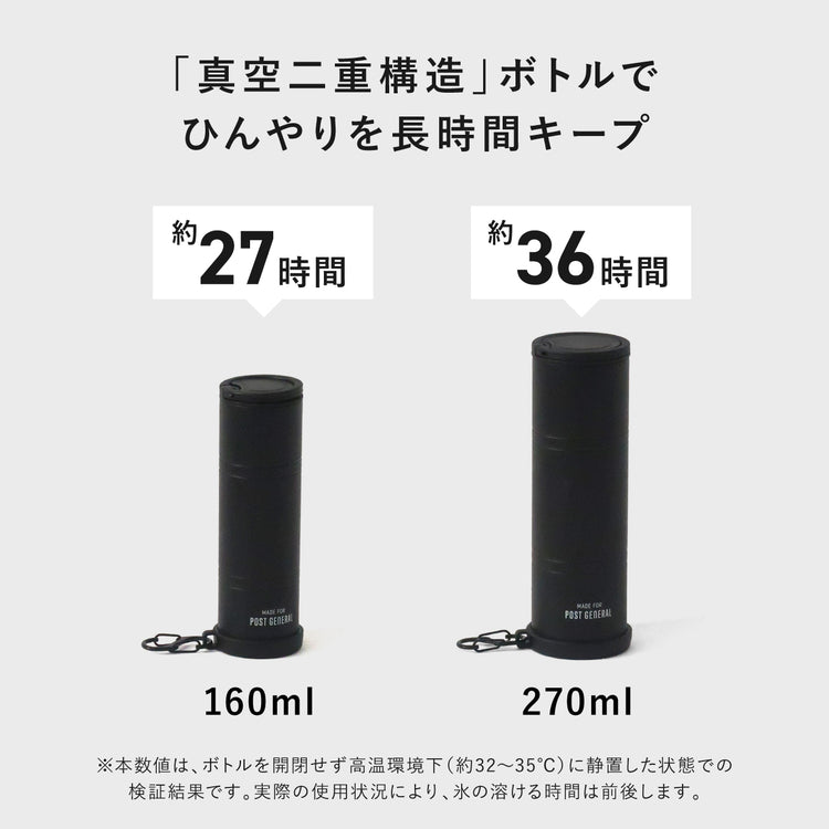 POST GENERAL | ポストジェネラル　DOUBLEWALL ICE BOTTLE(270ml)