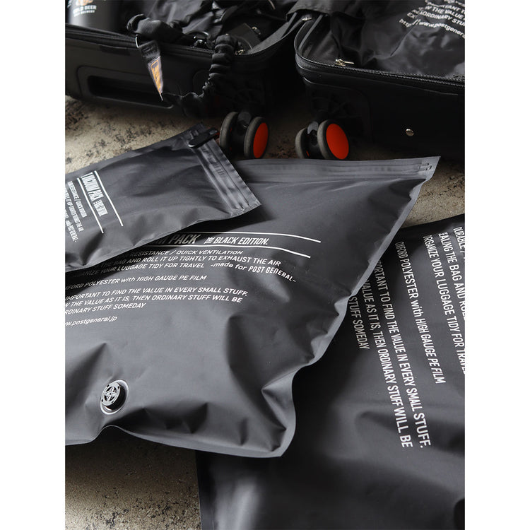 POST GENERAL | ポストジェネラル　TRAVEL VACUUM PACK BK Edition-PACK2- S