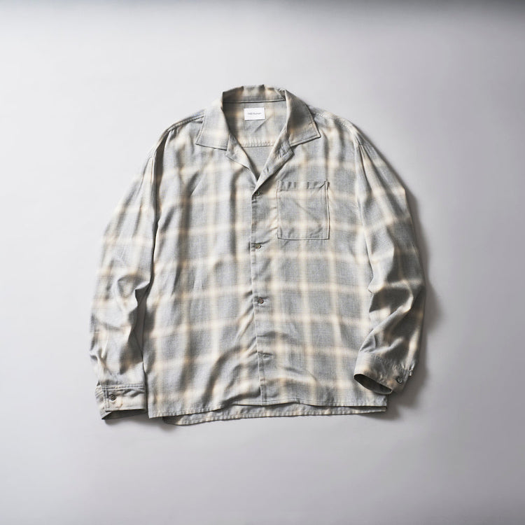 Odd Human | オッドヒューマン　ボックスオンブレチェックシャツ