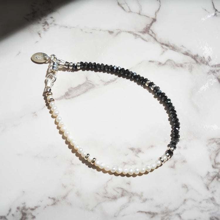 esperanto | エスペラント　Begin別注 ヘマタイト×淡水パールグッドラックブレス