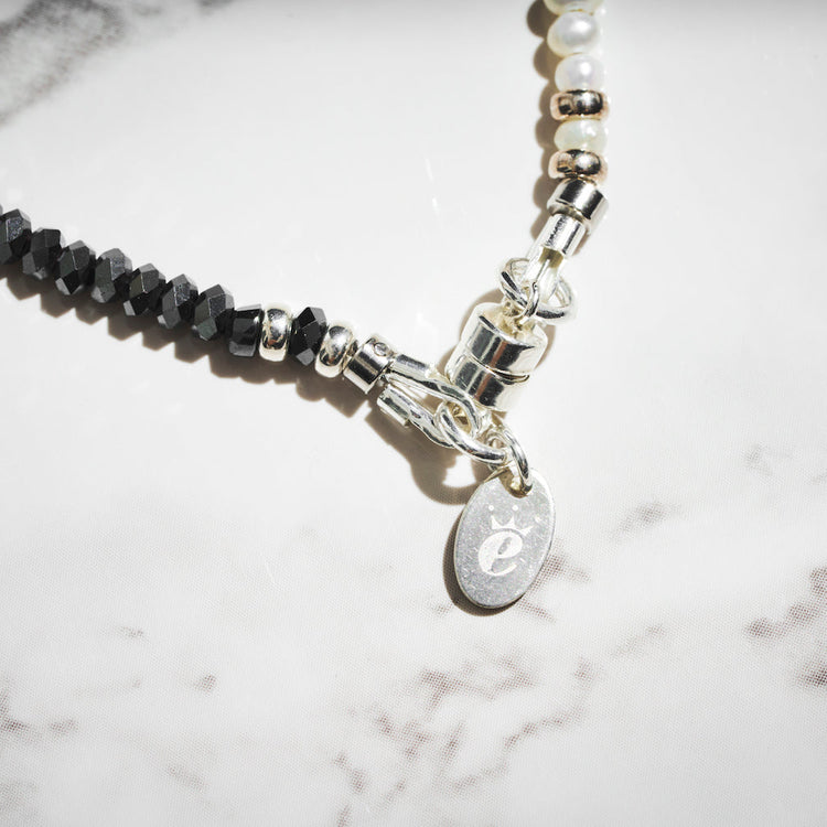 esperanto | エスペラント　Begin別注 ヘマタイト×淡水パールグッドラックブレス