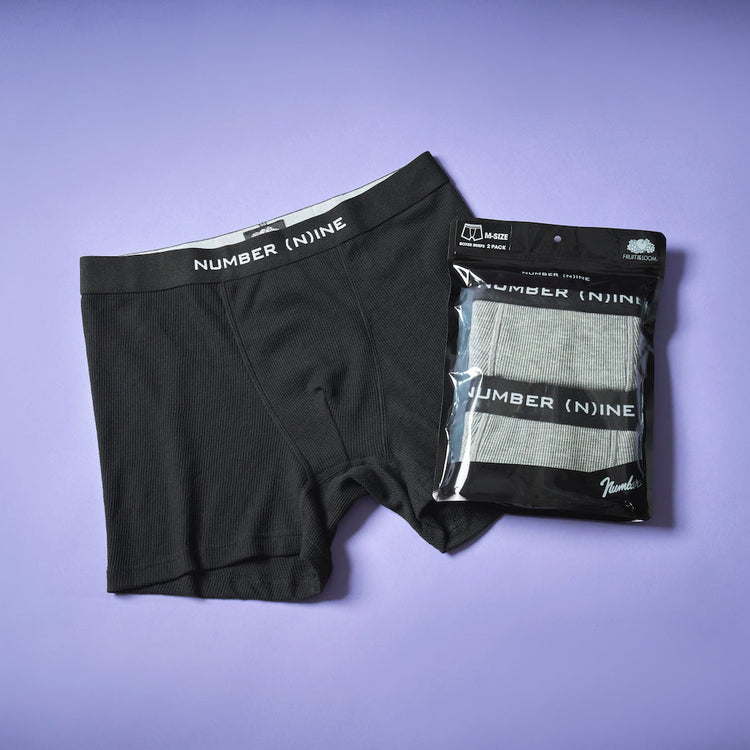 FRUIT OF THE LOOM | フルーツオブザルーム　x NUMBER(N)INE(ナンバーナイン) 2パックワッフルボクサーショーツ