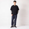 Healthknit | ヘルスニット Begin別注 微ロング丈ベーシックワッフル長袖クルーTシャツ