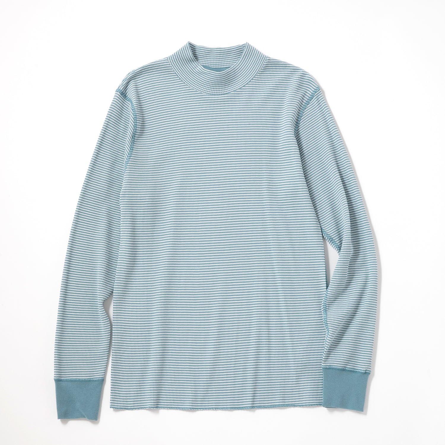 アルベロベロ 長袖 カットソー モックネック ブタさんプリント ブルー アルベロベロ レディースTシャツ・カットソー | 通販・人気