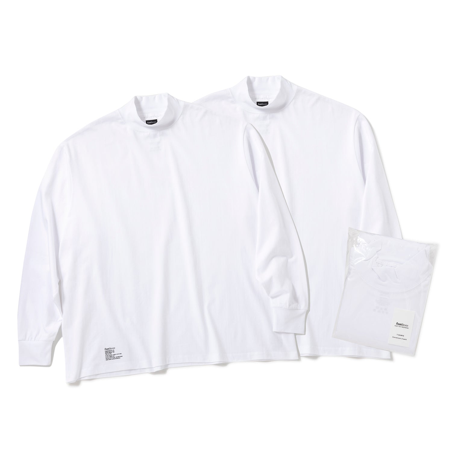 FreshService | フレッシュサービス 2-PACK CORPORATE L/S MOCK NECK TEE