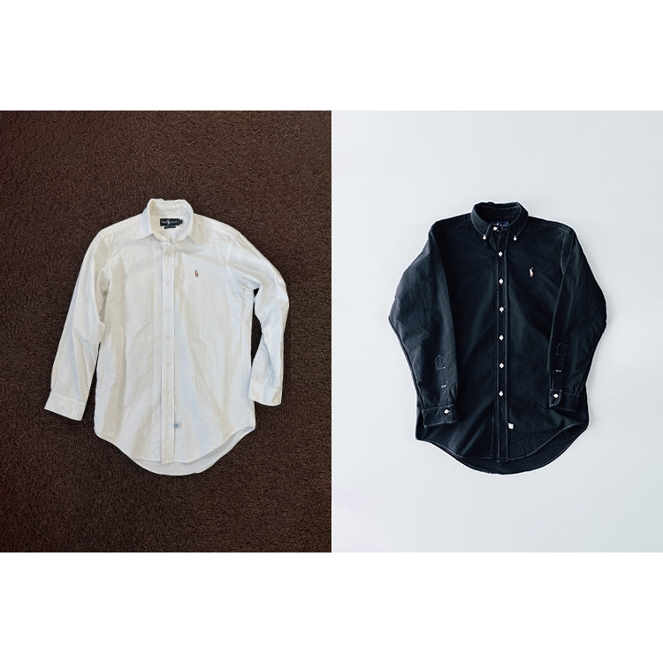 名古屋黒紋付による洋服の染め替えサービス - シャツ