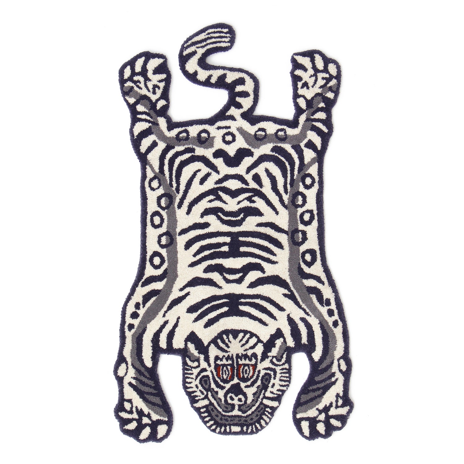 DETAIL | ディテール Tibetan Tiger Rug (ホワイト：S)