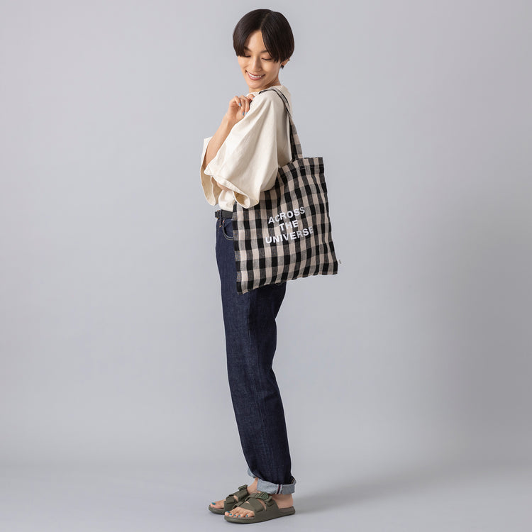 F.I.L | フィル　Linen Print Tote Bag