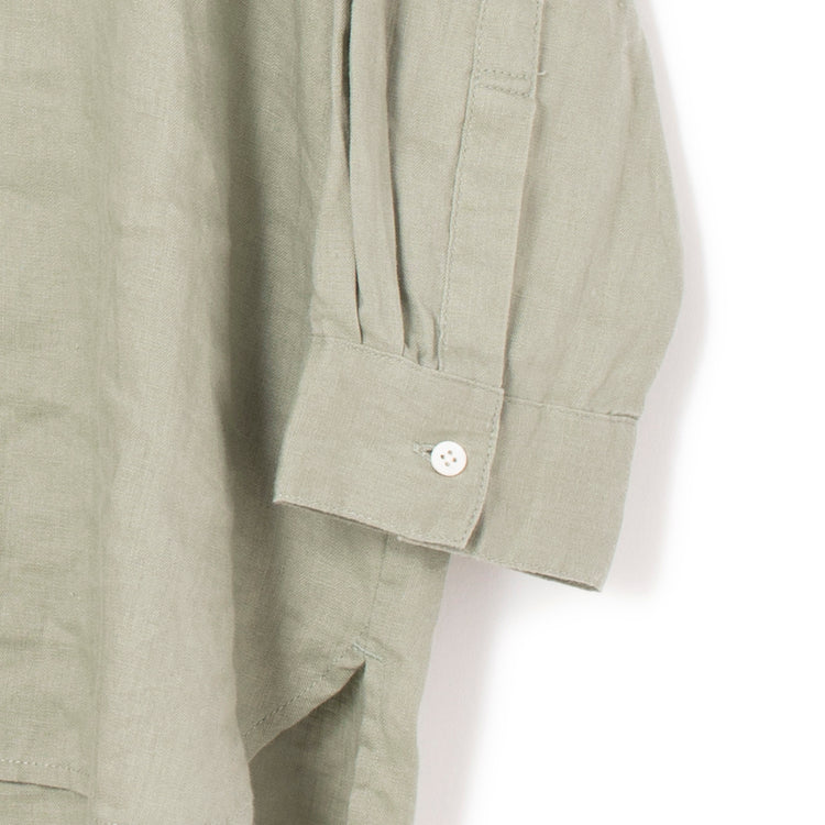 HEAVENLY | ヘブンリー　Linen Bandcollar Shirt Tunic