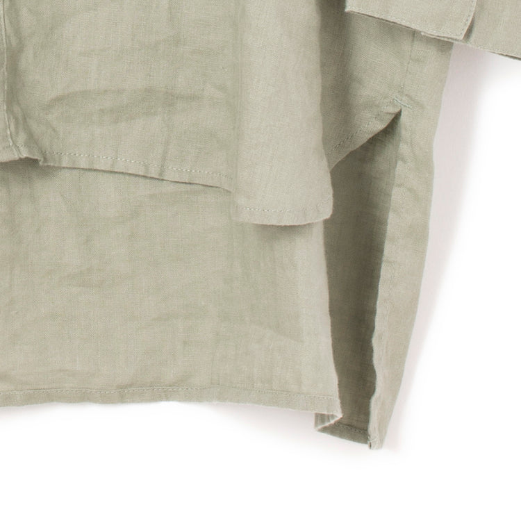 HEAVENLY | ヘブンリー　Linen Bandcollar Shirt Tunic