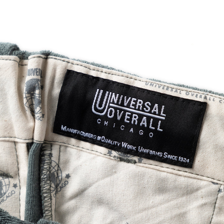 UNIVERSAL OVERALL | ユニバーサルオーバーオール　Begin別注 心地いいタックテーパードパイルパンツ