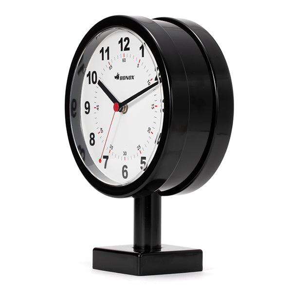 DULTON | ダルトン | DOUBLE FACE CLOCK 170D BLACK - ビギン