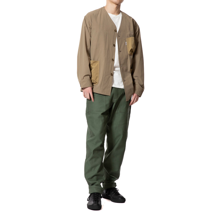 JRD by JARLD | ジェイアールディー バイ ジャールド　撥水ストレッチ ノーカラー カバーオール NO COLLAR COVERALL JACKET