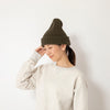 WHITE MAILS | ホワイトメイルズ　WOOL PAPER DOUBLE KNIT RIB BEANIE