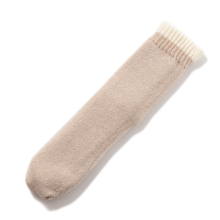 WHITE MAILS | ホワイトメイルズ　WOOL PAPER DOUBLE KNIT ROOM SOCKS
