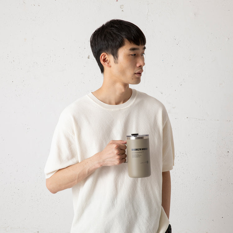 BROOKLYN WORKS | ブルックリンワークス　STAINLESS DOUBLE WALL CUP(L)
