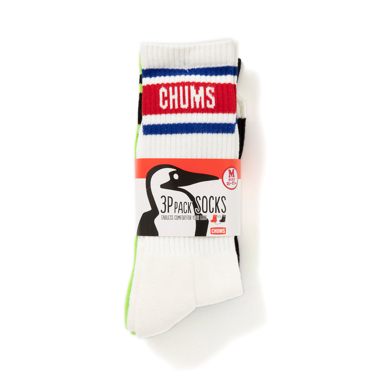 CHUMS | チャムス 3P CHUMS Medium Socks