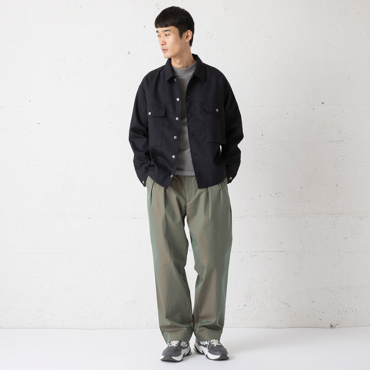 新品 Nigel Cabourn Begin別注 ユーティリティジャケット毛100%別布