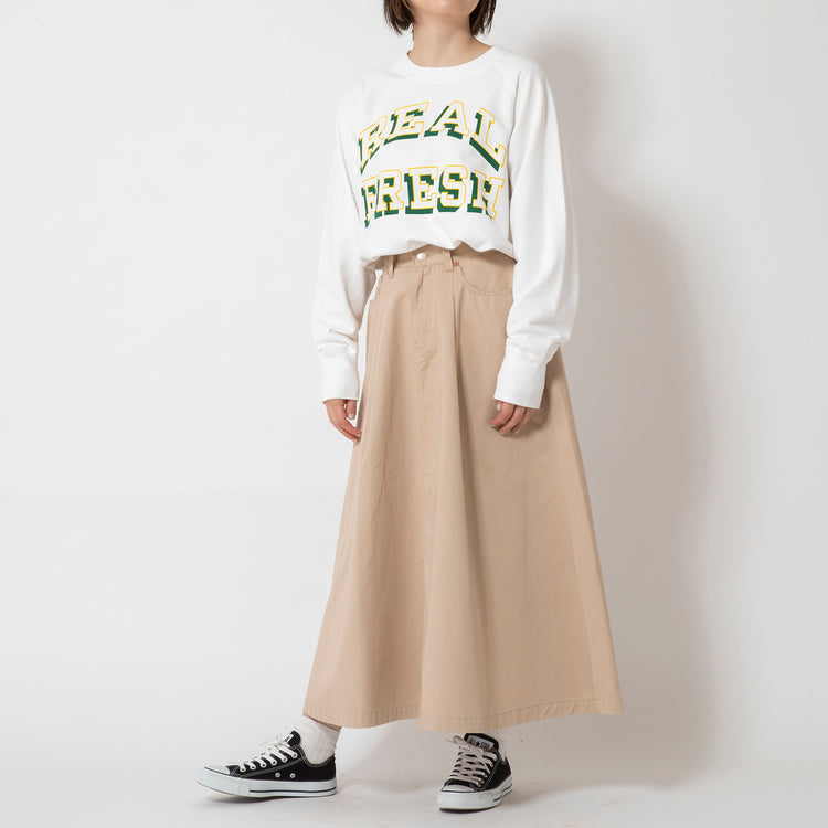 RIDING HIGH | ライディングハイ　7.5oz. USA FRENCH TERRY PRINT RAGLAN