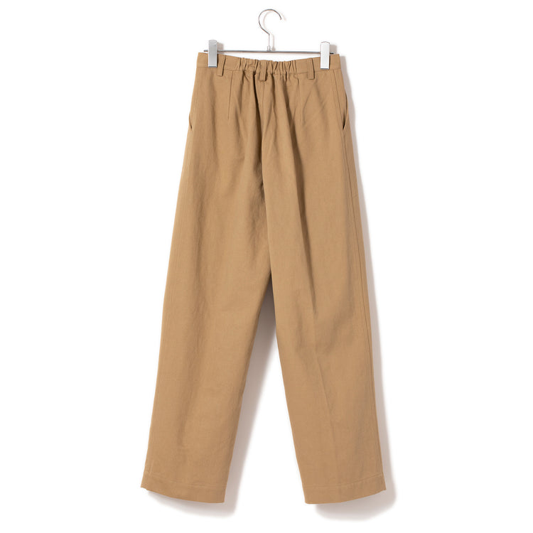 natiam チノパン high waist tuck chino - カジュアルパンツ