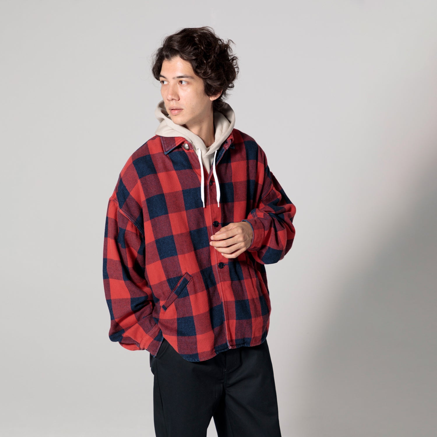 REMI RELIEF | レミレリーフ Begin別注 バッファローチェックシャツ