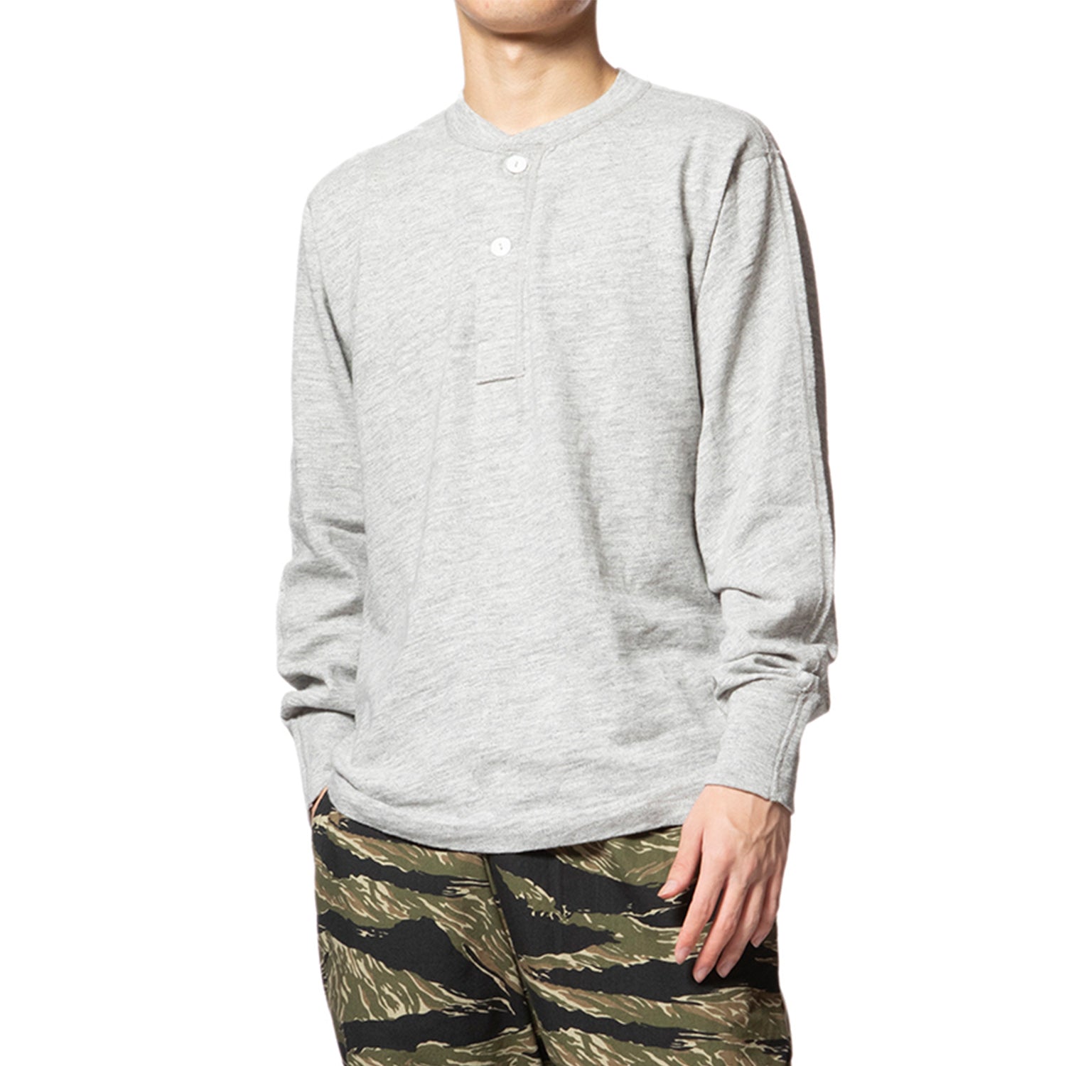 超〜らくらくネック‼️幅MOD ビギナー大推薦 全体調整 フルメンテ済 美品 Healthknit | ヘルスニット マックスウェイトスラブ ヘンリーネック