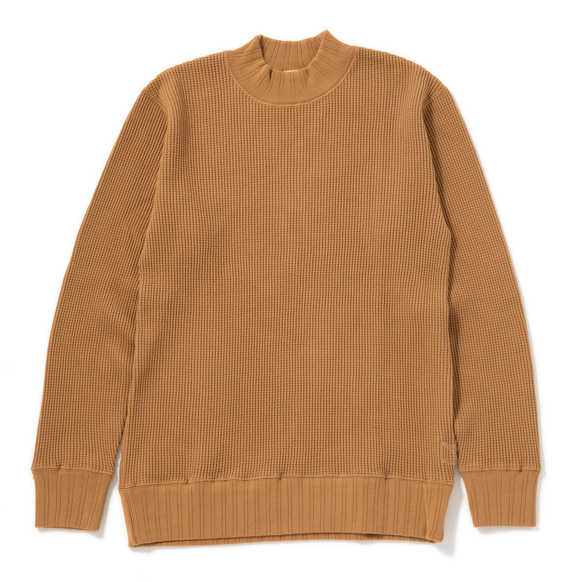 Healthknit | ヘルスニット スーパーヘビーワッフル モックネック長袖