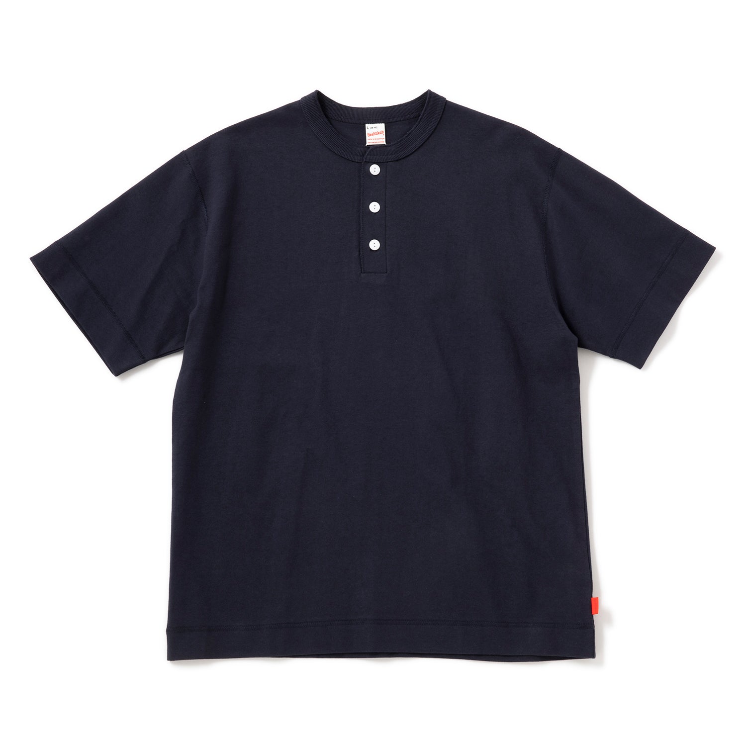 Healthknit | ヘルスニット マックスウェイト ヘンリーネック半袖Tシャツ
