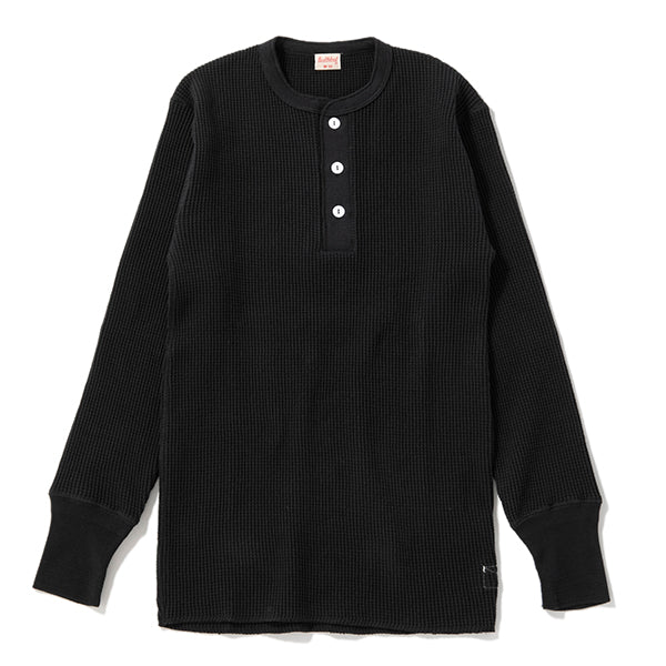 ヘルスニット|スーパーヘビーワッフル ヘンリーネック長袖Tシャツ ヘルスニット|スーパーヘビーワッフル ヘンリーネック長袖Tシャツ