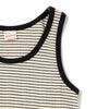 Healthknit | ヘルスニット ベーシックボーダーフライス タンクトップ