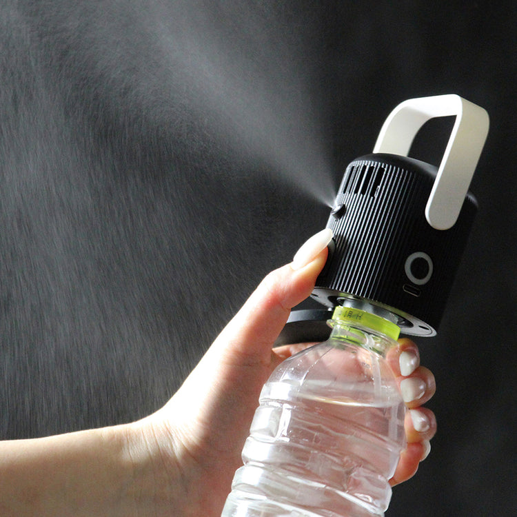 SPICE OF LIFE | スパイスオブライフ ペットボトルに取り付ける小型扇風機 ミストファン ボトルキャップ
