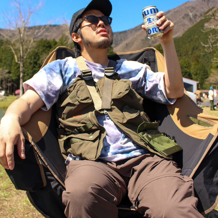 新品未開封 定価14000円 grn outdoorキャンプ チェア オリーブ