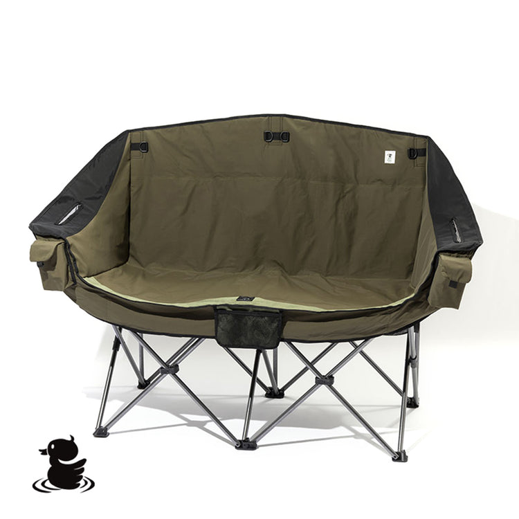grn outdoor TWIN SOFA CHAIR  OLIVE