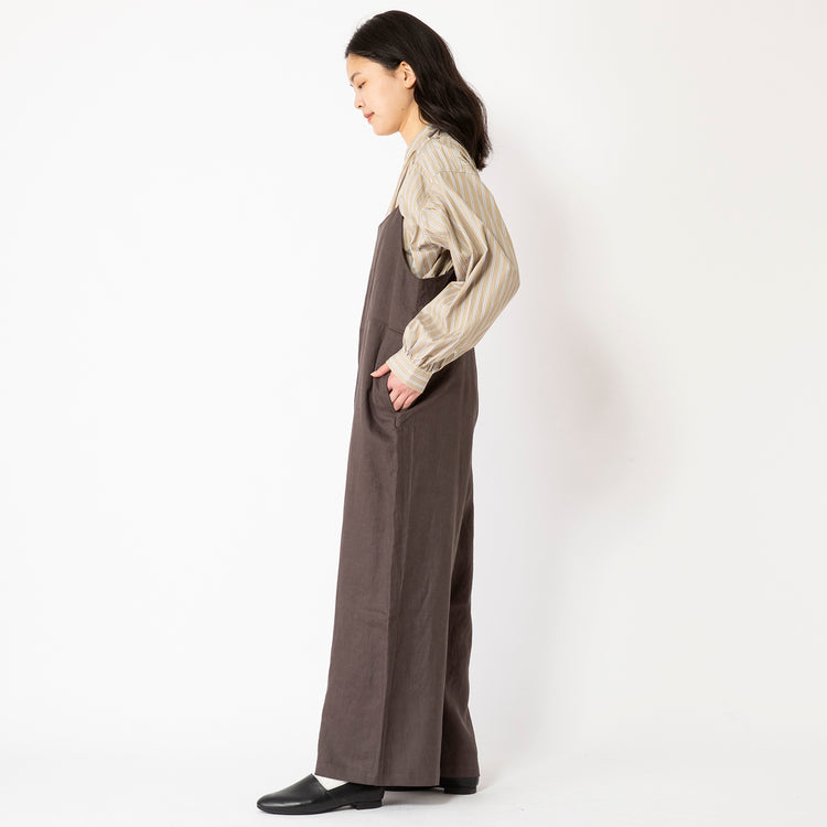 GRANDMA MAMA DAUGHTER】リネンサロペットパンツ