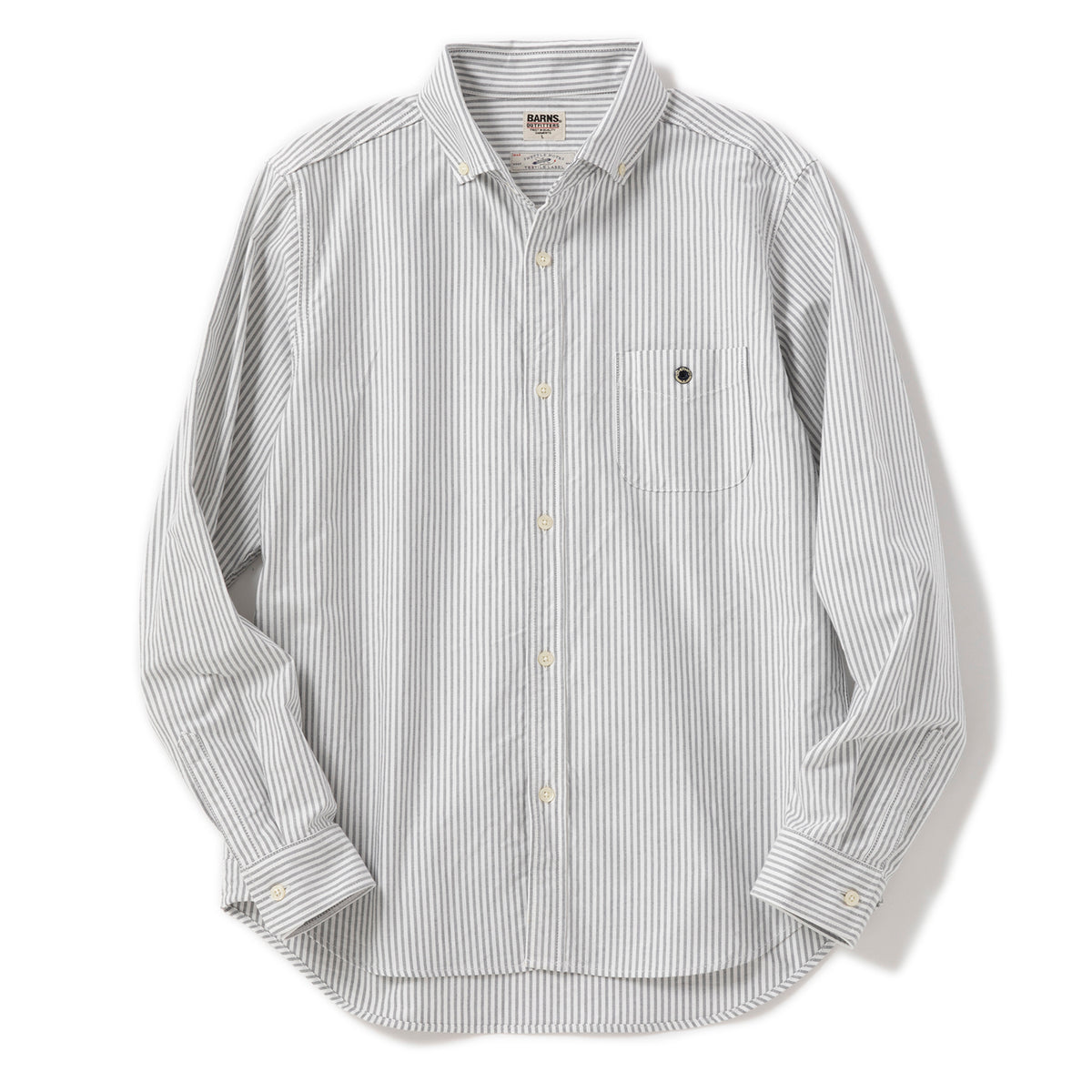 BARNS OUTFITTERS | バーンズ アウトフィッターズ OX stripe LS SH