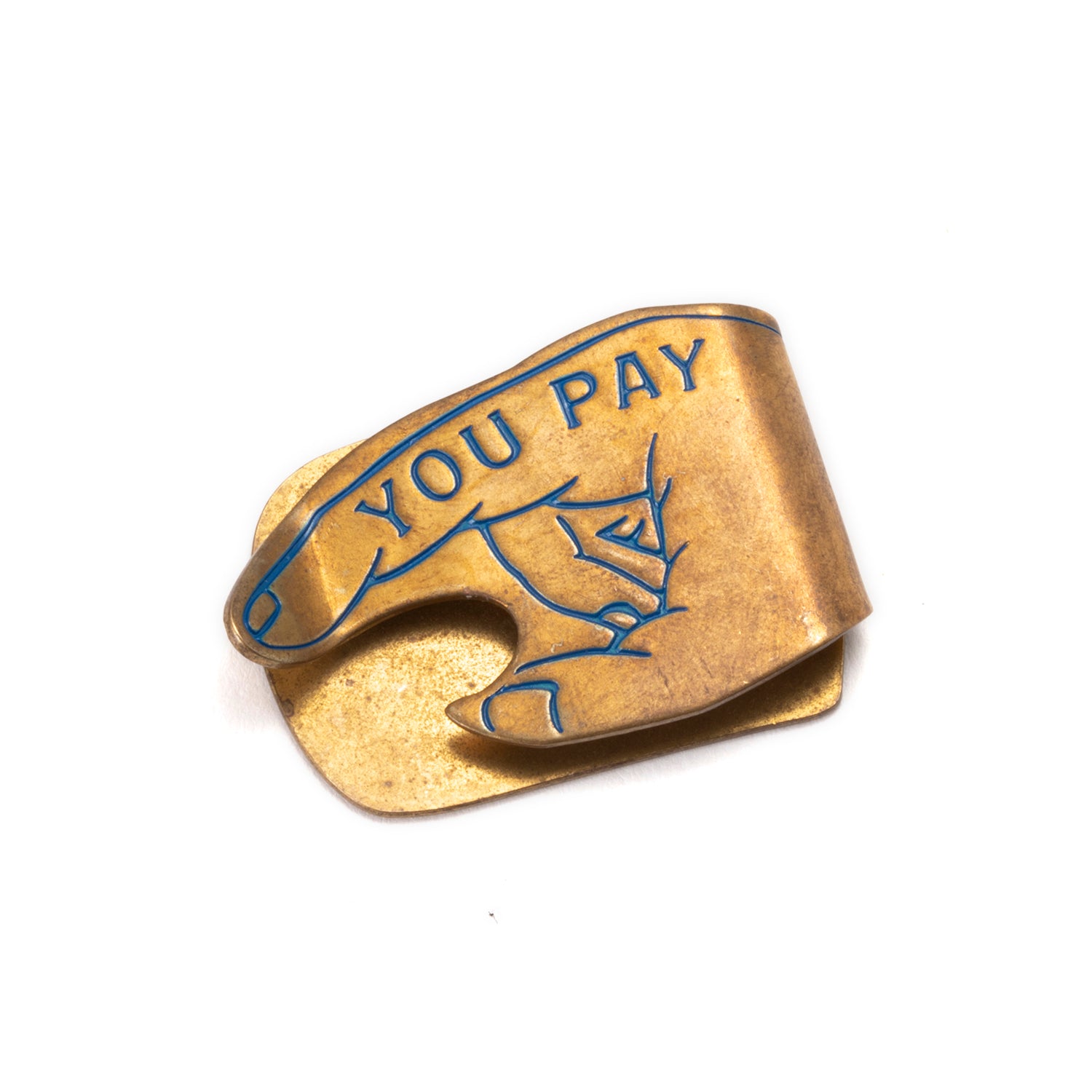 BUTTON WORKS | ボタンワークス YOU PAY MONEYCLIP
