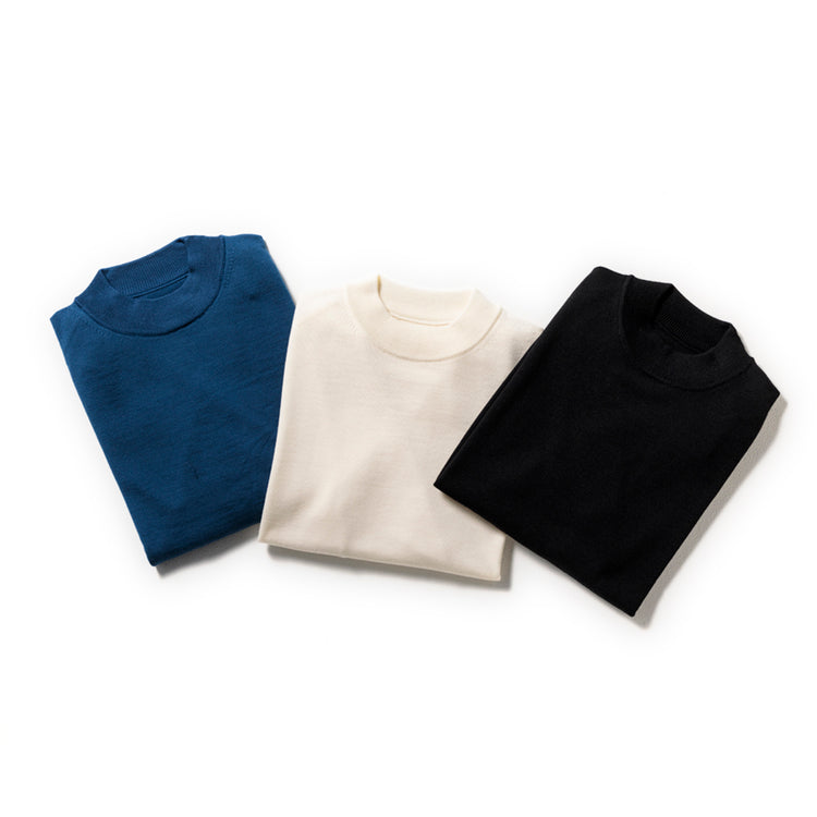 MOONCASTLE | ムーンキャッスル Wool Mock neck