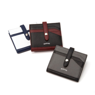 フェリージ x ブリーフィング コラボ レザー ネック マルチケース