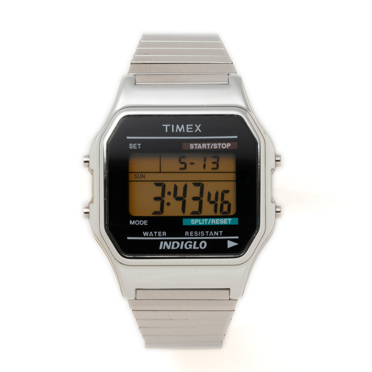 C18278 TIMEX タイメックス クォーツ腕時計 デジタル BLACK - 時計