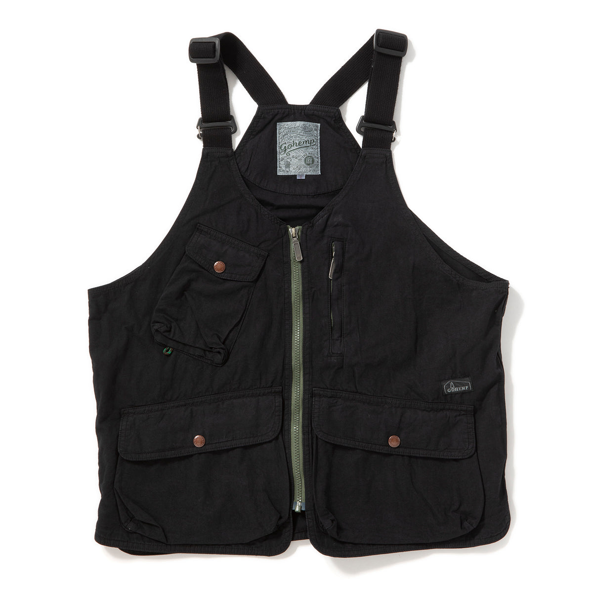 GOHEMP | ゴーヘンプ | HEMP UTILITY VEST - ビギンマーケット