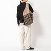 Teint | テイント　Linen Check Marche Bag (Large)